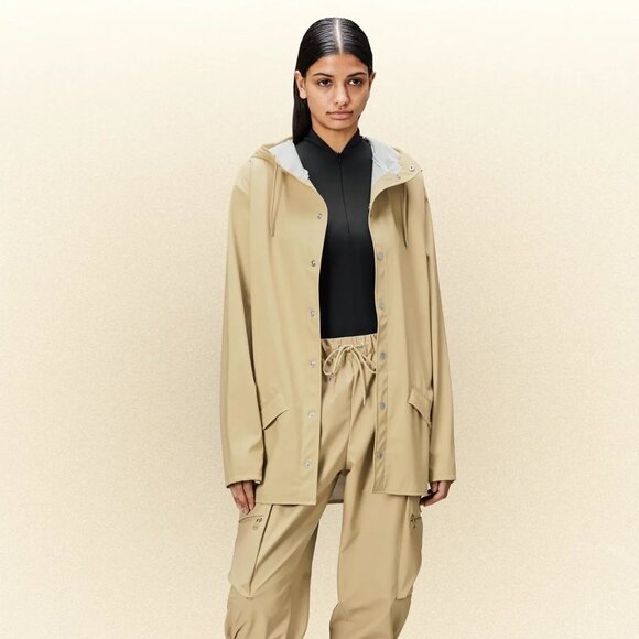 NEW RAINS Women's JACKET W3 Sand - Picture 2 of 6